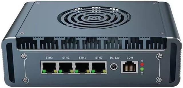 Main image of Mini PC, Micro Firewall Appliance, VPN, Router PC, Intel N5105, 4 x Intel 2.5GbE I225-V LAN, AES-NI, Silent Fan, HD, DP, SIM Slot, Partaker H7-A, pfSense OPNsense, 8GB RAM 512GB SSD