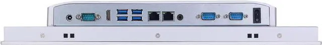 Alt view image 4 of 5 - Partaker 15.6 Inch TFT LED IP65 Industrial Panel PC, High Temperature 5-Wire Resistive Touch Screen, Intel J6412, A7, HDMI, 2 x LAN, 3 x COM, 16G RAM, 128G SSD