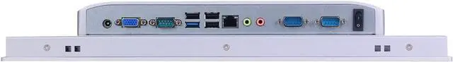 Alt view image 5 of 5 - Partaker 17" TFT LED IP65 Industrial Panel PC, High Temperature 5-Wire Resistive Touch Screen, Intel J1900, Windows 10 Pro or Linux Ubuntu, A9, VGA, 4 x USB, LAN, 3 x COM, 4G RAM, 64G SSD