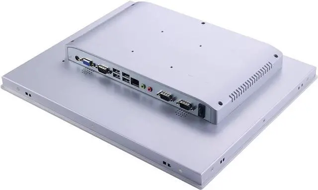 Alt view image 4 of 5 - Partaker 17" TFT LED IP65 Industrial Panel PC, High Temperature 5-Wire Resistive Touch Screen, Intel J1900, Windows 10 Pro or Linux Ubuntu, A9, VGA, 4 x USB, LAN, 3 x COM, 4G RAM, 64G SSD