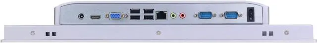 Alt view image 4 of 5 - Partaker 18.5 Inch TFT LED Industrial Panel PC, 10-Point Projected Capacitive Touch Screen, Intel 3th Core I5, Windows 10 Pro or Linux Ubuntu, A12, VGA, HDMI, LAN, 2 x COM, 8G RAM, 128G SSD - OEM