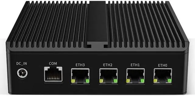 Main image of Micro Firewall Appliance, Fanles Mini PC, Intel Celeron J6412, Partaker H13, pfSense, OPNsense, VPN, Soft Router, AES-NI, 4 x Intel I226, HDMI, DP, COM, 4G/5G SIM Slot, 16G DDR4 RAM, 256G SSD