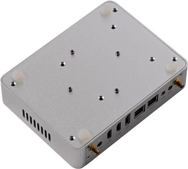 Alt view image 3 of 4 - Partaker Fanless Mini PC, Desktop Computer, HTPC, N95, Windows 11 Pro, B15, 6 x USB2.0, 2 x USB3.0, 2 x LAN, DP, 2 x HDMI, 16G RAM 256G SSD