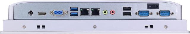 Alt view image 6 of 7 - 12.1" TFT LED IP65 Industrial Panel PC, 10-Point Projected Capacitive Touch Screen, Intel Core I5 1135G7, Windows 11 or Linux Ubuntu, A1, VGA, HD-MI, 2 x LAN, 2 x COM, 8G RAM, 128G SSD
