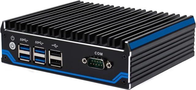 Alt view image 4 of 4 - Partaker Fanless Mini PC, Industrial Computer, Windows 11 or Linux Ubuntu, Intel Celeron J4125, C7, COM, HDMI, 2 x DP, SIM Slot, 2 x LAN, Vesa Mount, WOL, PXE, Watchdog, 8GB DDR4 256GB SSD