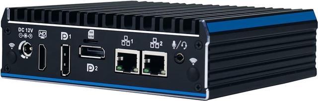 Alt view image 3 of 4 - Partaker Fanless Mini PC, Industrial Computer, Windows 11 or Linux Ubuntu, Intel Celeron J4125, C7, COM, HDMI, 2 x DP, SIM Slot, 2 x LAN, Vesa Mount, WOL, PXE, Watchdog, 8GB DDR4 256GB SSD