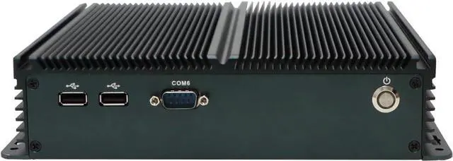 Alt view image 2 of 6 - Partaker Fanless Industrial PC, Mini PC, IPC, Intel N100, Windows 11, I8, TPM 2.0, 6 x COM COM1/2 for RS232/RS485, 2 x HDMI, 2 x LAN, 8G RAM, 128G SSD