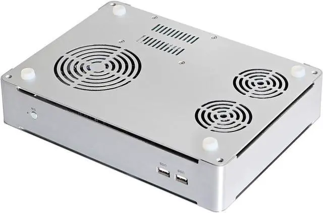 Alt view image 5 of 5 - Partaker Mini PC, Desktop Computer, Gaming Computer, Intel XEON D-1581, Windows 11, B17, AMD Radeon RX 6400 4G Graphic, DP1.4a, HDMI2.1, 8G RAM, 256G SSD