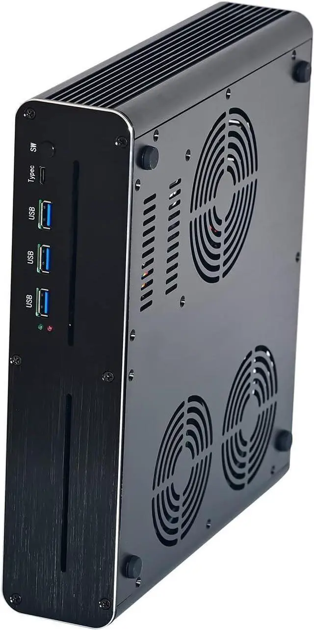 Alt view image 3 of 6 - Partaker Mini PC, Gaming Computer, HTPC, Intel Core I9 10980HK, GTX 1060 3G, Windows 11 Pro or Linux Ubuntu, B28, DVI, DP, HDMI, TypeC, 16G RAM, 256G SSD