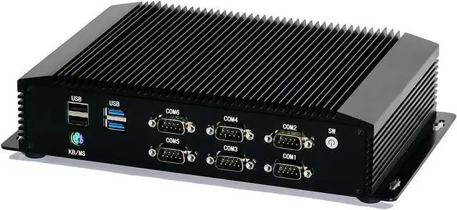 Alt view image 6 of 6 - Partaker Industrial PC, Fanless Mini PC, IPC, Windows 11, 4G, WOL, Watchdog Supported, Intel I5 8250U 8260U, I27, 2 x LAN, GPIO, 6 x COM RS232 422 485, 32G RAM, 512G SSD