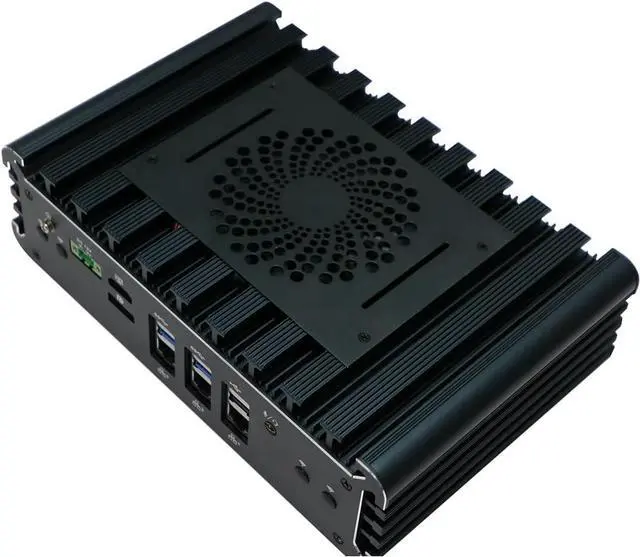 Alt view image 3 of 6 - Partaker Industrial PC, Mini Computer, IPC, Intel Core I5 1135G7, Windows 11 Pro/Linux Ubuntu, I12, 16 Way GPIO, 6 x COM, 2 Pin Phoenix, 3 x I225-V 2.5Gbe LAN, HDMI, DP, 16G RAM, 256G SSD