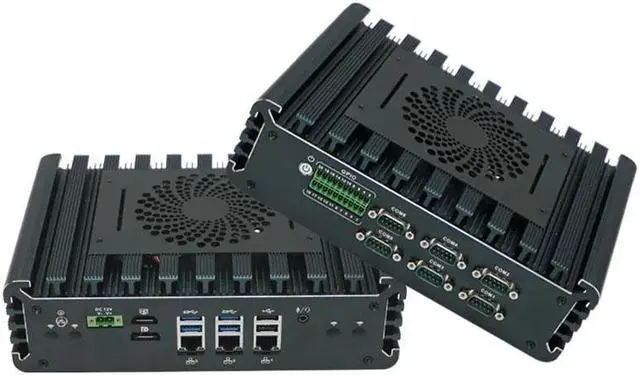 Alt view image 4 of 6 - Partaker Industrial PC, Mini Computer, IPC, Intel Core I5 1135G7, Windows 11 Pro/Linux Ubuntu, I12, 16 Way GPIO, 6 x COM, 2 Pin Phoenix, 3 x I225-V 2.5Gbe LAN, HDMI, DP, 16G RAM, 256G SSD