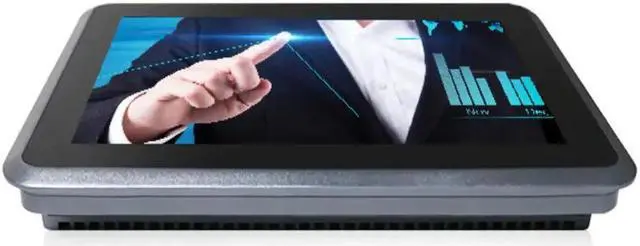 Alt view image 2 of 7 - Partaker 12.1 Inch Industrial IP65 Front Panel PC, Multi Touch Resistance Touch Screen, J6412, Windows 11, A19, 2 x COM, HDMI, 2 x LAN, TPM2.0, 9-36V 2Pin Phoenix, 16G RAM, 256G SSD