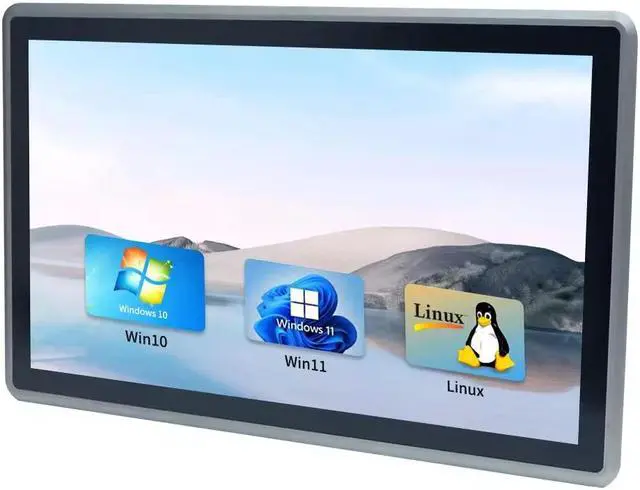 Alt view image 2 of 7 - Partaker 21.5 Inch TFT LED Industrial IP65 Front Panel PC, Resistance Touch Screen, I7 10810U, Windows 11, A22, TPM2.0, 2 x COM, HDMI, 2 x LAN, 9-36V 2Pin Phoenix, 32G RAM, 1TB SSD