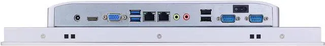 Alt view image 3 of 4 - Partaker 15.6 Inch TFT LED IP65 Industrial Panel PC, 10-Point Projected Capacitive Touch Screen, I7 1165G7, Win 11 Pro or Linux Ubuntu, A6, VGA, HD, 2 x LAN, 2 x COM, 32G RAM, 512G SSD, 1TB HDD