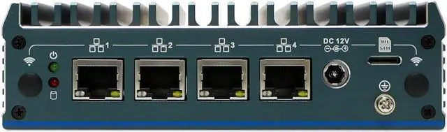 Alt view image 5 of 7 - Partaker Micro Firewall Appliance, Fanless Mini PC, OPNsense, VPN, Router PC, N100, C12, AES-NI, SIM Slot, COM, 4 x 2.5GbE I225-V B3, HD, DP, TPM2.0, Vesa Mount, 16G RAM, 256G SSD