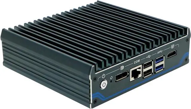 Alt view image 4 of 7 - Partaker Micro Firewall Appliance, Fanless Mini PC, OPNsense, VPN, Router PC, N100, C12, AES-NI, SIM Slot, COM, 4 x 2.5GbE I225-V B3, HD, DP, TPM2.0, Vesa Mount, 16G RAM, 256G SSD