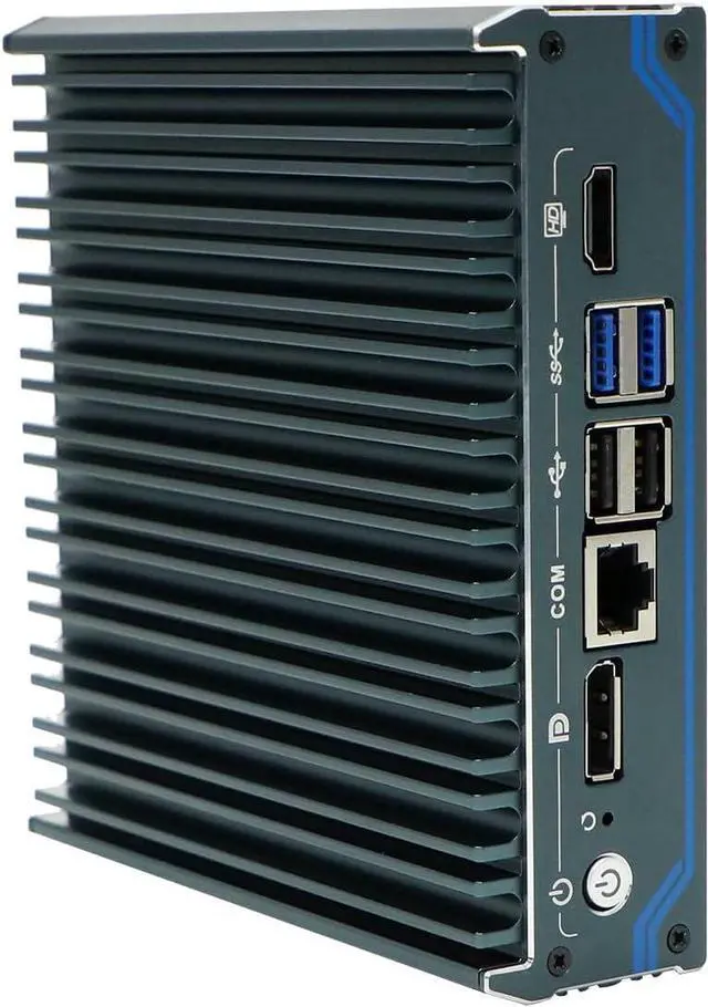 Alt view image 7 of 7 - Partaker Micro Firewall Appliance, Fanless Mini PC, OPNsense, VPN, Router PC, N100, C12, AES-NI, SIM Slot, COM, 4 x 2.5GbE I225-V B3, HD, DP, TPM2.0, Vesa Mount, 16G RAM, 256G SSD