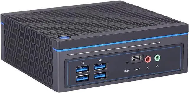 Alt view image 2 of 6 - Partaker Mini PC, Desktop Computer, HTPC, Windows 11 Pro or Linux Ubuntu, I5 6200U 6300U, GF1, PXE, WOL Supported, LAN, VGA, 2 x HDMI, Type-C, Lock Slot, Vesa Mount, 16G RAM, 512G SSD