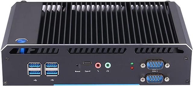 Alt view image 2 of 5 - Partaker Industrial PC, Fanlesss Mini PC, Mini Computer, Windows 110 Pro or Linux Ubuntu, I5 5200U 5300U, GF2, PXE, WOL Supported, Type-C, 2 x COM, 2 x LAN, VGA, 2 x HDMI, 16G RAM, 256G SSD