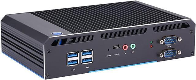 Alt view image 3 of 5 - Partaker Industrial PC, Fanlesss Mini PC, Mini Computer, Windows 110 Pro or Linux Ubuntu, I5 5200U 5300U, GF2, PXE, WOL Supported, Type-C, 2 x COM, 2 x LAN, VGA, 2 x HDMI, 16G RAM, 256G SSD