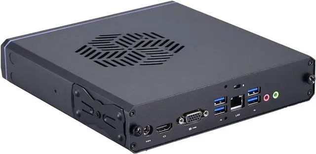 Alt view image 3 of 5 - Partaker Mini PC, Desktop Computer, HTPC, Windows 11 Pro or Linux Ubuntu, I5 10400, GF3, PXE, WOL Supported, HDMI, COM, LAN, Lock Slot, Vesa Mount, 8G RAM, 256G SSD