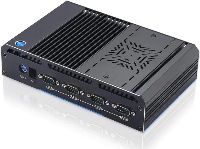 Alt view image 4 of 6 - Partaker Mini PC, Industrial PC, Desktop Computer, Windows 11 Pro or Linux Ubuntu, I3 1115G4, GF5, DP, HDMI, VGA, 2 x LAN, 1 x RJ11, 4 x COM, 4 x USB, 16G RAM, 512G SSD