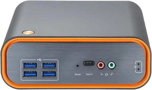 Alt view image 2 of 7 - Partaker Mini PC, Office Mini PC, Desktop Computer, Windows 11 Pro or Linux Ubuntu, I3 1115G4, GF6, 2 x HDMI, 2 x DP, Type-C, 8 x USB, 1 x RJ45 Gigabit LAN, 8G RAM, 256G SSD