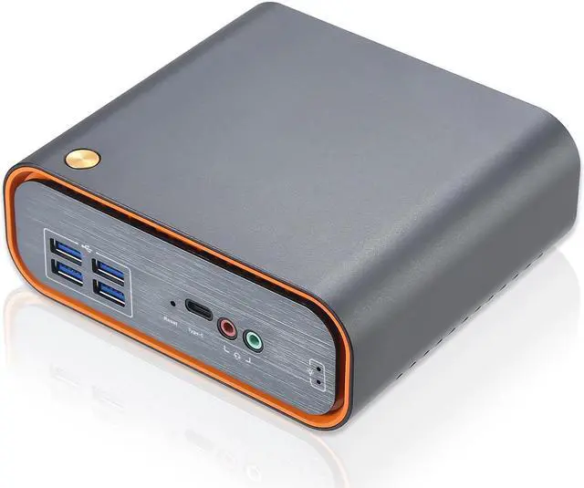 Alt view image 4 of 7 - Partaker Mini PC, Office Mini PC, Desktop Computer, Windows 11 Pro or Linux Ubuntu, I3 1115G4, GF6, 2 x HDMI, 2 x DP, Type-C, 8 x USB, 1 x RJ45 Gigabit LAN, 8G RAM, 256G SSD