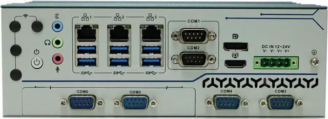 Alt view image 5 of 7 - Partaker IPC Industrial Computer, Embedded PC, I3 10300T 10305T, Windows 11 / Linux Ubuntu, I14, TPM2.0, 3 x 2.5G LAN, 6 x COM, 12-24V Phoenix Terminal, Support Watchdog, PXE, WOL, 8G RAM, 256G SSD - OEM