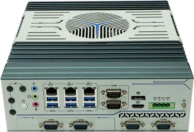 Main image of Partaker IPC Industrial Computer, Embedded PC, I3 10300T 10305T, Windows 11 / Linux Ubuntu, I14, TPM2.0, 3 x 2.5G LAN, 6 x COM, 12-24V Phoenix Terminal, Support Watchdog, PXE, WOL, 8G RAM, 256G SSD - OEM
