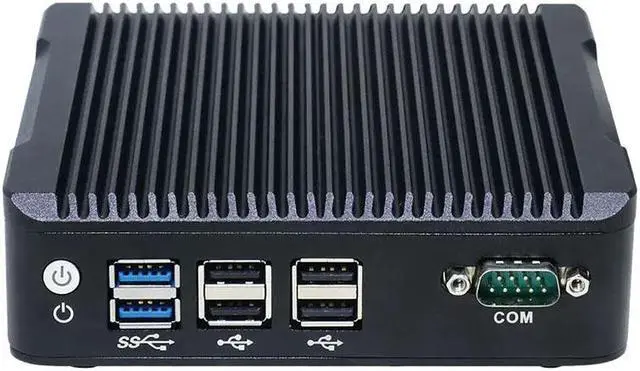 Alt view image 7 of 7 - Partaker Fanless Mini PC, Mini Computer, Windows 10 or Linux Ubuntu, N3700 J3710, N5, COM, 2 x LAN, DP, 2 x HDMI, SIM Slot, Vesa Mount, WOL, PXE, WDT Supported, 4G RAM, 128G SSD