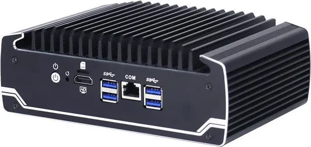 Alt view image 4 of 4 - Partaker Micro Firewall Appliance, Mini PC, OPNsense, VPN, Router PC, 3865U 3867U, C1, AES-NI, SIM Slot, HDMI, COM, 6 x I210 LAN, 8G RAM, 128G SSD - OEM