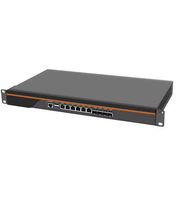 Alt view image 3 of 6 - Partaker 1U Firewall Appliance, Network Firewall Hardware, OPNsense, VPN, Router PC, Denverton Atom C3758, R6, 6 x 1GbE LAN, 4 x SFP+ X553 10GbE, 16G RAM, 128G SSD