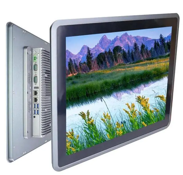Alt view image 3 of 6 - Partaker 17 Inch Industrial IP65 Front Panel PC, Multi Touch Resistance Touch Screen, I5 8260U, Windows 11, A21, TPM2.0, 2 x COM, HDMI, 2 x LAN, 9-36V 2Pin Phoenix, 32G RAM, 512G SSD
