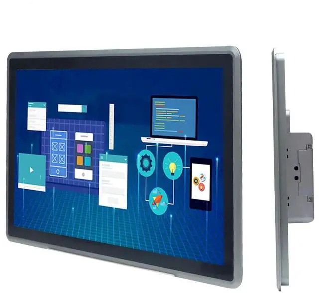 Alt view image 4 of 6 - Partaker 21.5 Inch TFT LED Industrial IP65 Front Panel PC, Resistance Touch Screen, I5 8260U, Windows 11, A22, TPM2.0, 2 x COM, HDMI, 2 x LAN, 9-36V 2Pin Phoenix, 8G RAM, 128G SSD