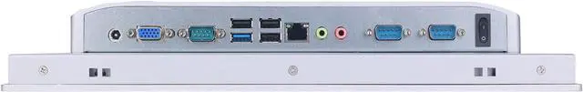 Alt view image 5 of 6 - Partaker 15 Inch TFT LED IP65 Industrial Panel PC, 10 Point Projected Capacitive Touch Screen, J1900, Windows 11, A23, 3 x COM, 4 x USB, VGA, LAN, 4G RAM, 128G SSD