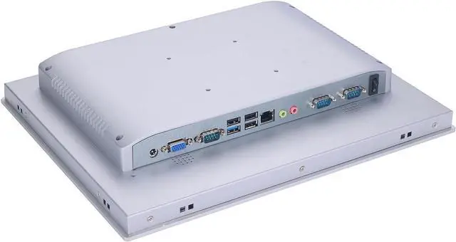 Alt view image 4 of 6 - Partaker 15 Inch TFT LED IP65 Industrial Panel PC, 10 Point Projected Capacitive Touch Screen, J1900, Windows 11, A23, 3 x COM, 4 x USB, VGA, LAN, 4G RAM, 128G SSD