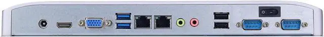 Alt view image 6 of 6 - Partaker 15 Inch TFT LED IP65 Industrial Panel PC, 10 Point Projected Capacitive Touch Screen, I5 6200U, Windows 11, A23, VGA, HDMI, 2 x LAN, 2 x COM, 8G RAM, 128G SSD
