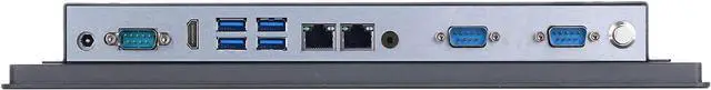 Alt view image 4 of 4 - Partaker 14 Inch TFT LED IP65 Industrial Panel PC, 10 Point Projected Capacitive Touch Screen, J6412, Windows 11, Z10, HDMI, 2 x LAN, 3 x COM, 8G RAM, 256G SSD