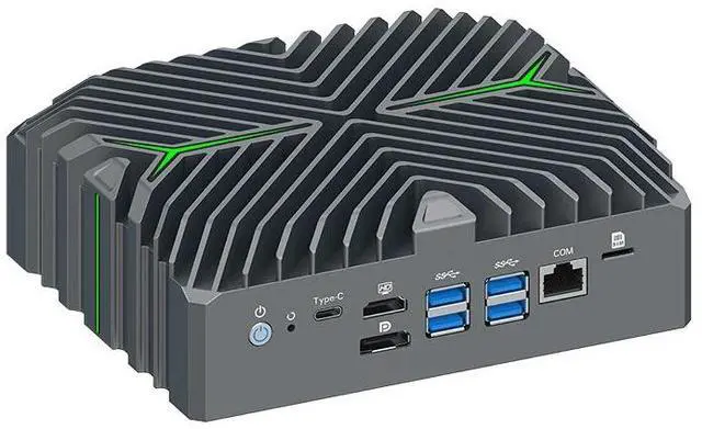 Alt view image 5 of 7 - Partaker Micro Firewall Appliance, Firewall Mini PC, OPNsense, VPN, Industrial Mini PC, Ultra 5 125U, H11, 8 x 2.5G Lan, DP, HD, Type-C, RJ45 COM, DC 12V, 8G RAM, 128G SSD - OEM