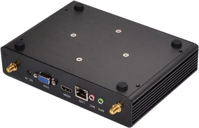 Alt view image 3 of 6 - Partaker Fanless Mini PC, Desktop Computer, HTPC, Celeron 4205U 5205U, Windows 11 / Linux Ubuntu, B6, VGA, HDMI, LAN, 4 x USB3.0, 2 x USB2.0, 8GB RAM 256GB SSD
