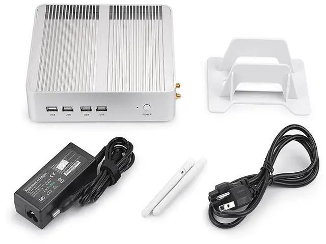 Alt view image 5 of 7 - Partaker Fanless Mini PC, Desktop Computer, HTPC, Windows 11 or Linux Ubuntu, Core I5 1335U, B16, VGA, HDMI, 2 x USB3.0, 6 x USB2.0, LAN, 8G RAM, 512G SSD - OEM