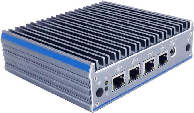 Alt view image 3 of 6 - Partaker Micro Firewall Appliance, Mini PC, OPNsense, VPN, Router PC, Intel J4125, C5, AES-NI, DP, HDMI, COM, SIM Slot, 4 x Intel I211 I210, 8G RAM, 128G SSD