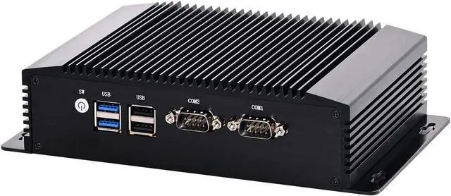 Alt view image 2 of 5 - Partaker Fanless Industrial Computer, IPC, Mini PC, Windows 11, Intel N-95, I1, 2 x USB2.0, 2 x USB3.0, 2 x COM, 2 x LAN, DP, 2 x HDMI, 8G RAM 512G SSD