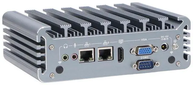 Alt view image 5 of 7 - Partaker Industrial Computer, IPC, Fanless Mini PC, Windows 11 / Linux Ubuntu, I5 7287U 7360U, I24, 2 x COM, 4 x USB3.0, 4 x USB2.0, 2 x LAN, HDMI, VGA, 32G RAM 1TB SSD