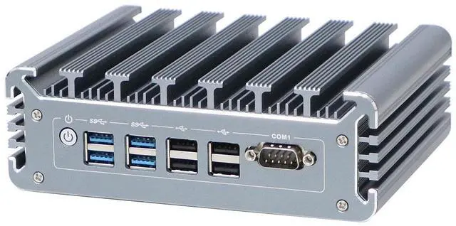 Alt view image 3 of 7 - Partaker Industrial Computer, IPC, Fanless Mini PC, Windows 11 / Linux Ubuntu, I5 7287U 7360U, I24, 2 x COM, 4 x USB3.0, 4 x USB2.0, 2 x LAN, HDMI, VGA, 32G RAM 1TB SSD