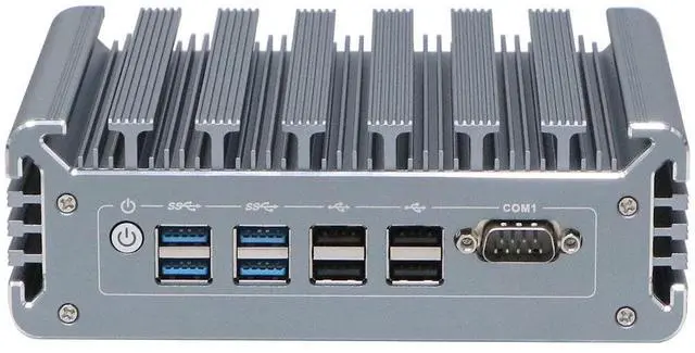 Alt view image 2 of 7 - Partaker Industrial Computer, IPC, Fanless Mini PC, Windows 11 / Linux Ubuntu, I5 7287U 7360U, I24, 2 x COM, 4 x USB3.0, 4 x USB2.0, 2 x LAN, HDMI, VGA, 32G RAM 1TB SSD