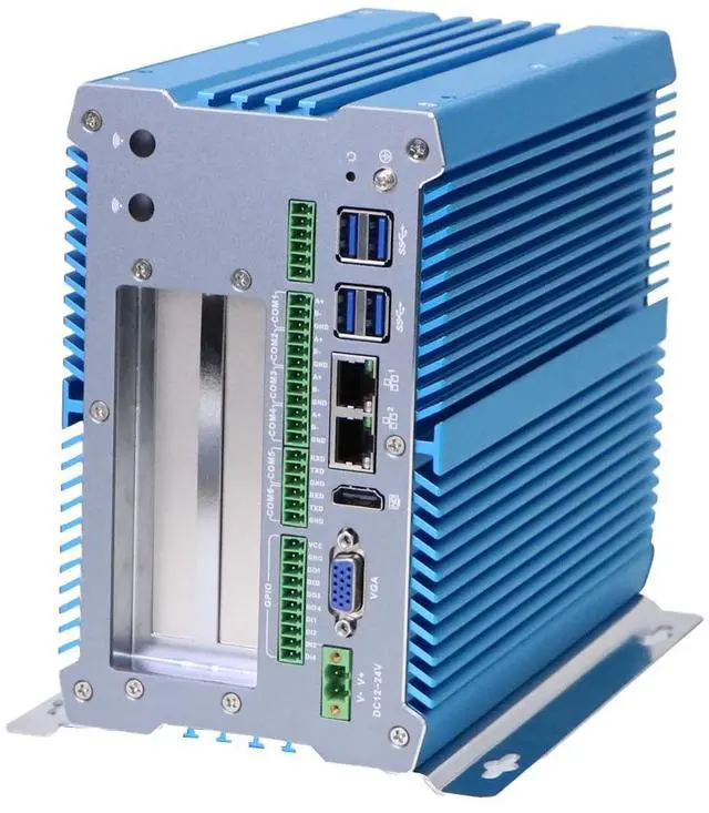 Alt view image 5 of 6 - Partaker Rugged Industrial PC, Fanless Computer, IPC, N97, Windows 11 Pro, PCIe & PCI Expandable, 2 x LAN, 6 x COM, VGA HD Display, DC 12-24V, 16G RAM, 512G SSD