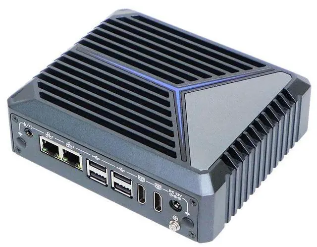 Alt view image 3 of 7 - Partaker Fanless Mini PC, Industrial Computer, N150, C13, Win 11, 2 x HDMI, 2 x LAN, 2 x COM RS232/485, 4 x USB3.2, 4 x USB2.0, 8GB RAM 128GB SSD - OEM